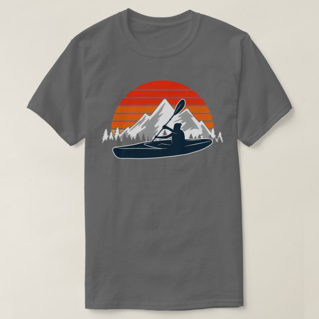 Camiseta Kayaking Paddle Rears (Frente do Design)