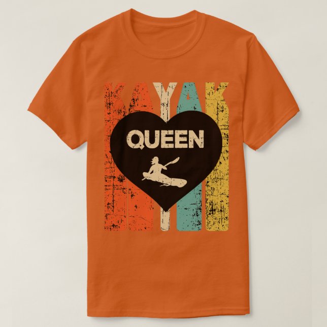 Camiseta Kayaking Retro Kayak Gift para Kayaker (Frente do Design)
