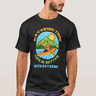 Camiseta Kayaking Time com Kayaking
