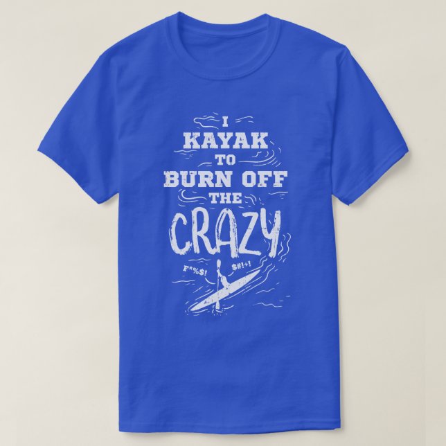 Camiseta Kayaking Water Sports (Frente do Design)