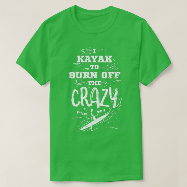 Camiseta Kayaking Water Sports (Frente do Design)