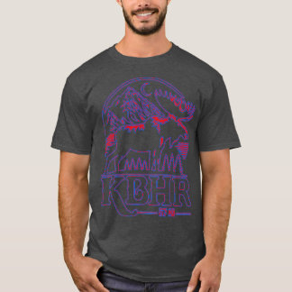 Camiseta KBHR 57 AM Exposição ao Norte Radio Station TSirt