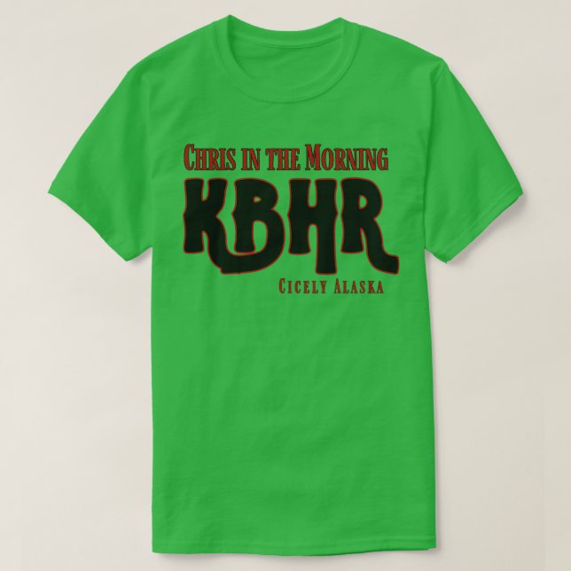 Camiseta KBHR Chris é o diafragma da manhã (Frente do Design)