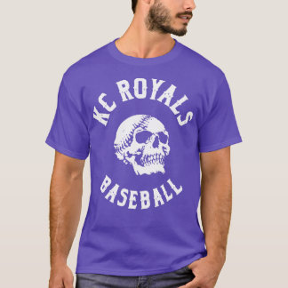 Camiseta KC Royals Baseball Skull