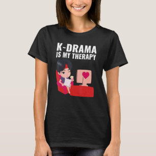 Camiseta Kdrama Coreano Drama K Drama é minha Terapia