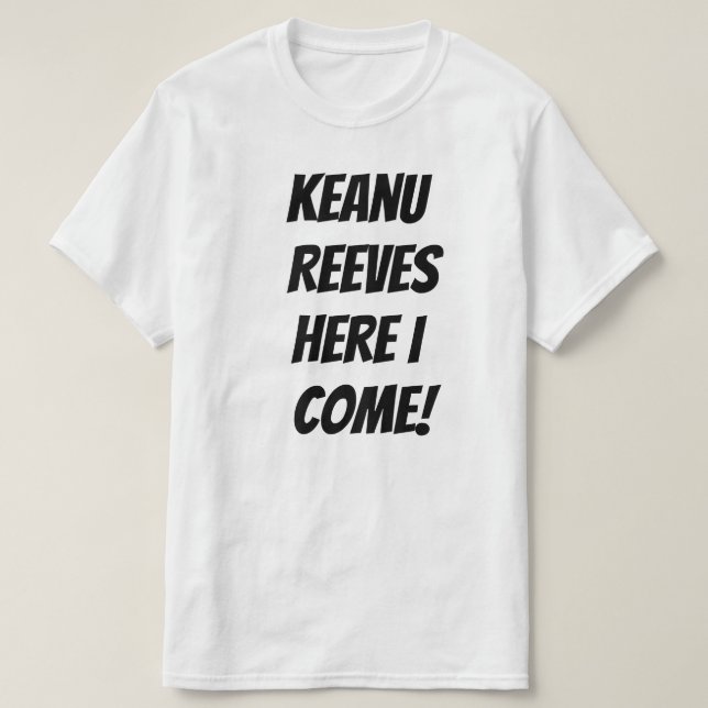 Camiseta Keanu Reeves (Frente do Design)