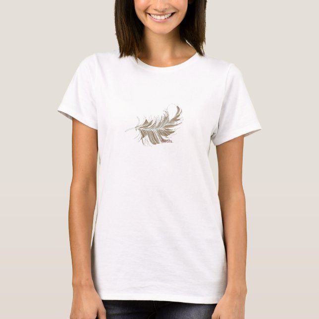 Camiseta Keats, moças (Frente)