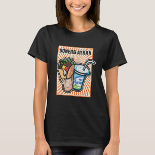 Camiseta Kebab Doner Ayran Cozinha Turca Fastfood Dürüm 4