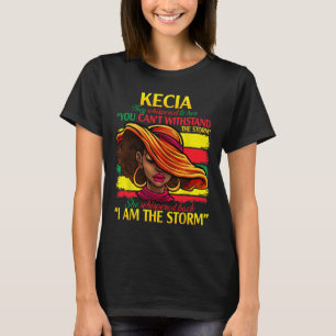 Camiseta Kecia Primeiro Nome Sobrenome Família História Neg