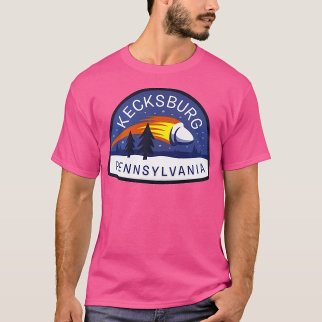 Camiseta Kecksburg Pensilvânia Viagem Funny (Frente)