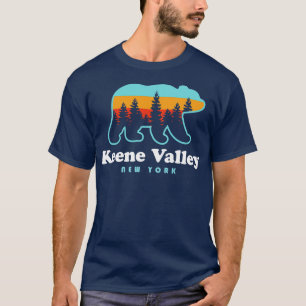 Camiseta Keene Valley NY Adirondacks Bear Adirondack Mounta