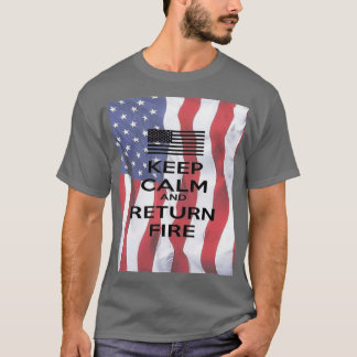 CAMISETA KEEP CALM AND RETURN FIRE (2)