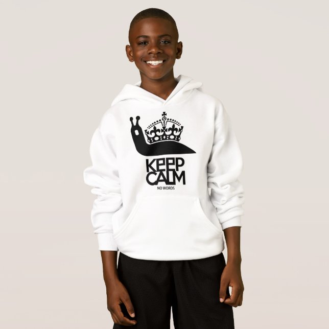 CAMISETA KEEP CALM NO WORDS BY MASANSER (Frente Completa)