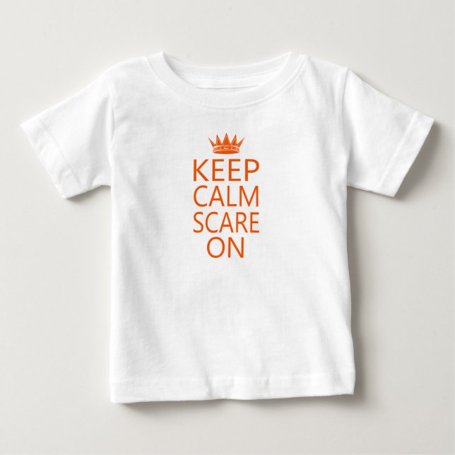 Camiseta Keep Calm Scare On Crown (Frente)