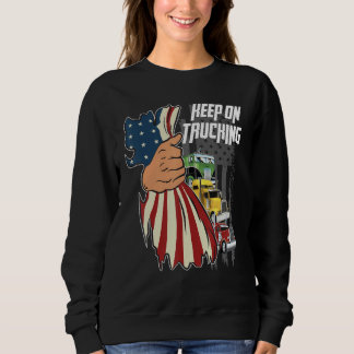 Camiseta Keep On Trucking Flag Us