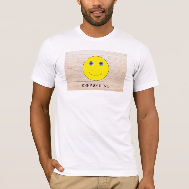 Camiseta Keep Smiling (Frente)