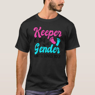 Camiseta Keeper Of The Gender Auntie Gender Reveal Party