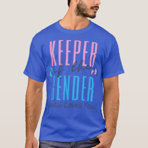 Camiseta Keeper of the Gender Auntie Reveal Party Baby Anno
