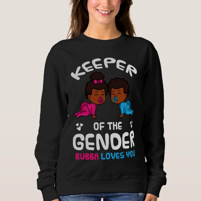 Camiseta Keeper of the Gender Bubba Loves You African Ameri (Frente)