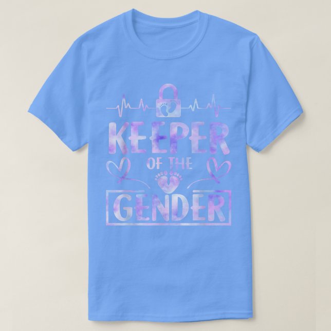 Camiseta Keeper of the Gender Reveal Announcement  (Frente do Design)