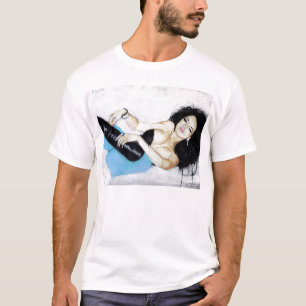 Camiseta Keepin ele calças justas