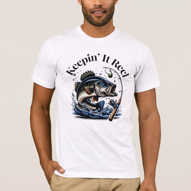 Camiseta Keepin' it Reel Fishing  (Frente)