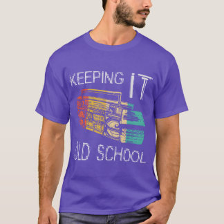 Camiseta Keeping It Old School Boombo 80S 90S Hip Hop frien