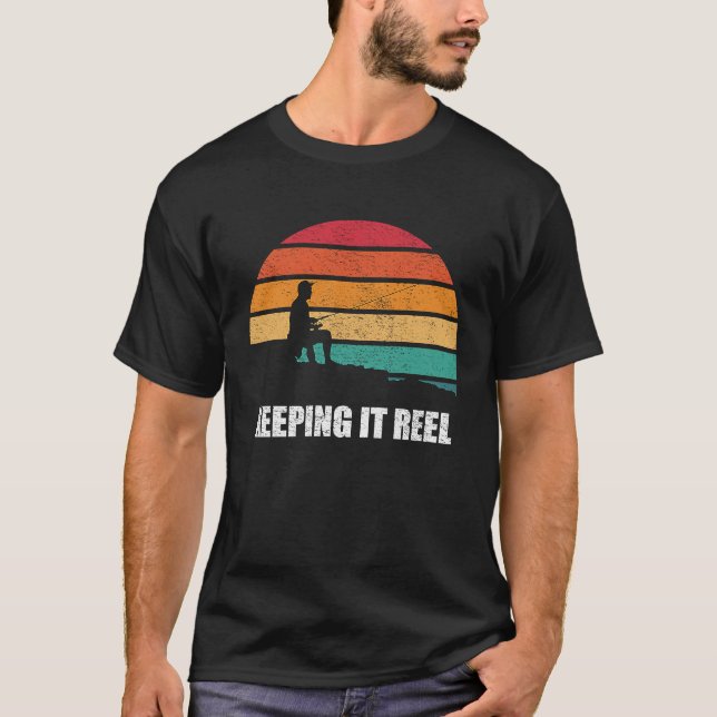 Camiseta Keeping It Reel Funny Fishing Angling (Frente)