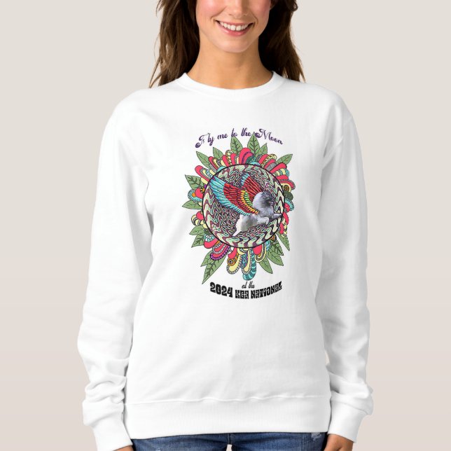 Camiseta Kees voando para a camisa-doce da Lua (Frente)