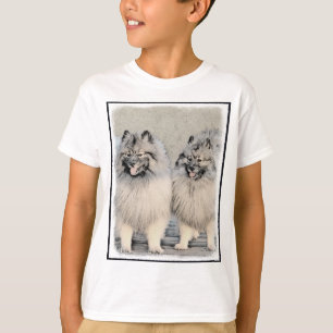 Camiseta Keeshond Brothers Painting - Arte Original de Cach