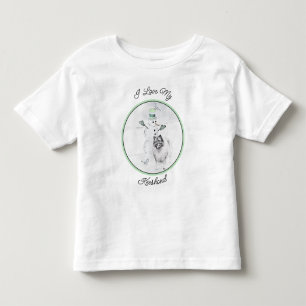 Camiseta Keeshond Christmas Snowman Pinting Art
