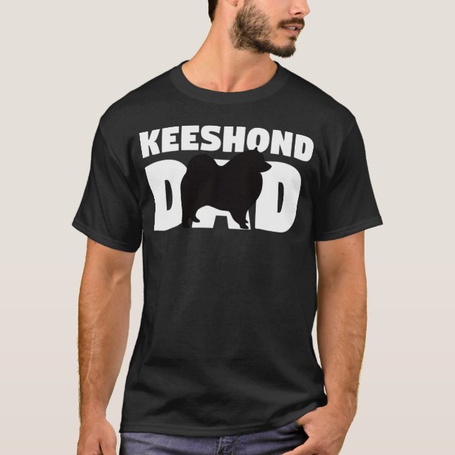 Camiseta Keeshond  for Dog Father Keeshond Dad  Keeshond (Frente)