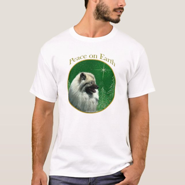 Camiseta Keeshond Peace (Frente)