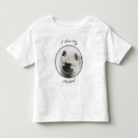Keeshond Puppy Drapy - Arte Cachorro Original Boni