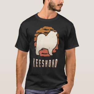 Camiseta Keeshond Vintage Retro Classic Dog Sunset