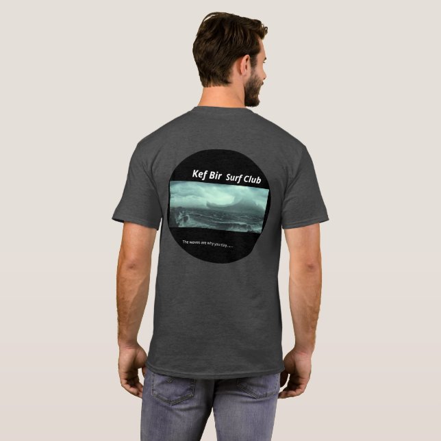 Camiseta Kef Bir Surf Club (Parte Traseira Completa)