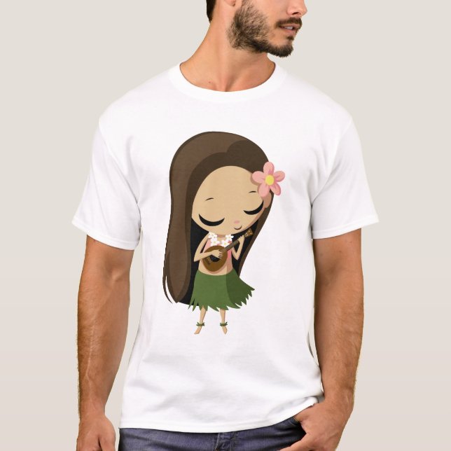 Camiseta Keilana a menina de Hula (Frente)