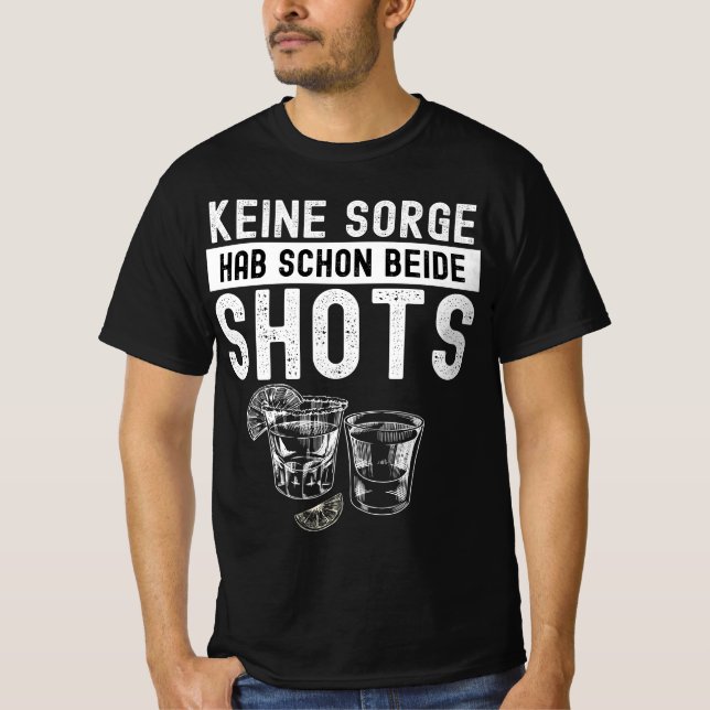 Camiseta Keine Sorge Hab Schon Beide Shorts (Frente)