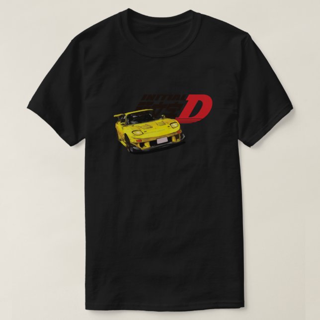 CAMISETA KEISUKE RX-7 ESSENCIAL DE D INICIAL (Frente do Design)