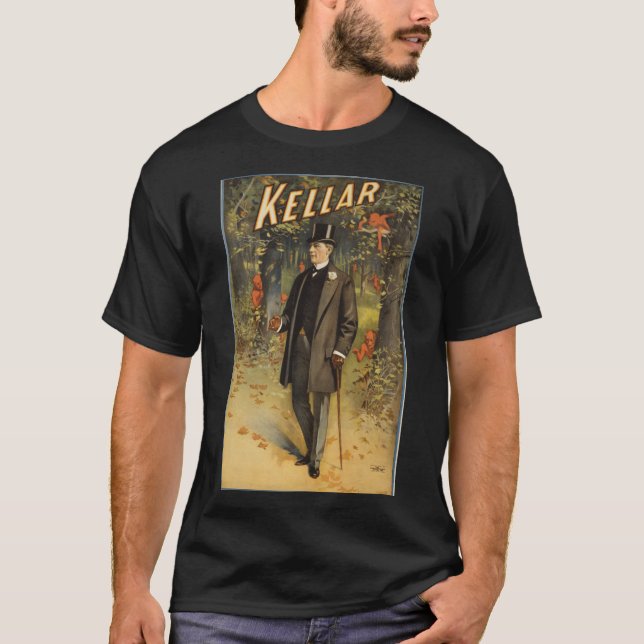 Camiseta Kellar, o mágico A caminha na floresta (Frente)