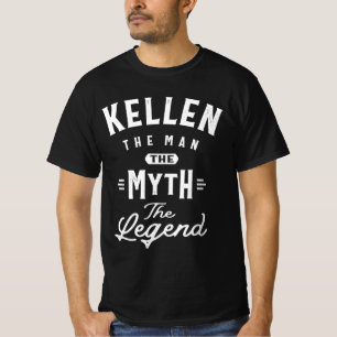 Camiseta Kellen The Man Myth Legend Personalized Name