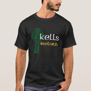 Camiseta KELLS MEATH Irlanda Brasão do Condado Vintage