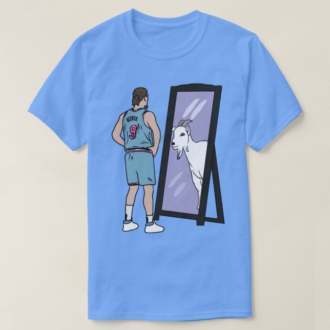 Camiseta Kelly Olynyk Mirror GOAT (Frente do Design)