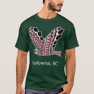 Camiseta Kelowna Redail Hawk Native Bird of Prey Art Long