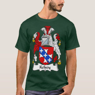 Camiseta Kelsey Casaco da Guarda Familiar de Armas