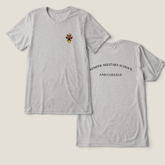 Camiseta Kemper Small Crest Bella+Canvas Tee (Design Frente e Verso)