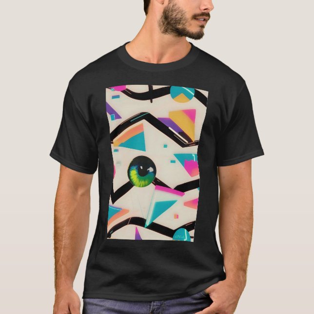 Camiseta Ken Gage Memphis Design Popsicle Eyeball (Frente)
