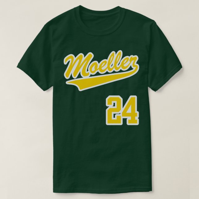 Camiseta Ken Griffey Jr MOELLER Away Jersey Front Back Prin (Frente do Design)