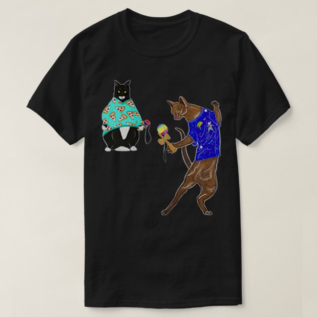 Camiseta Kendama cats Zip (Frente do Design)