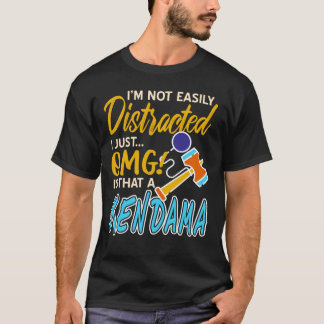 Camiseta Kendama — não facilmente distraído